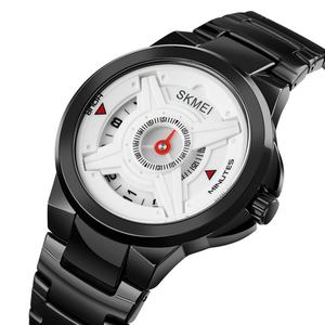 Montre à quartz pour homme Skmei 1699, design professionnel, concept de roue créative, loisirs, sport, personnalité, verre, alliage, aiguille, acier inoxydable - Product Image 1