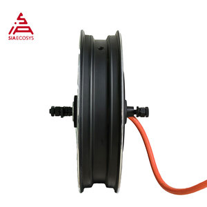 Moteur de moyeu sans balais <span class=keywords><strong>QSMOTOR</strong></span> 17X3.5 pouces 8000W V3 72V/96V, nouveau, étanche IP66, pour scooter électrique à grande vitesse (120-150 km/h) - Product Image 2