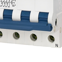 Disjoncteur miniature prépayé en cuivre GDB1-125S 1P+N Type C 230V 50Hz 10kA pour rail DIN