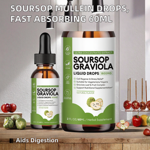Suplemento Dietético Líquido de Extracto de Guanábana de Grado Alimenticio de 60ml de Rápida Absorción y Gran Venta con Aceite Sólido de Gordolobo para Adultos - Product Image 2