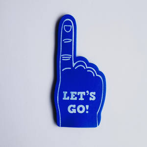 Logo kustom cheerleader tim semangat jari Mini semangat EVA busa jari tangan promosi perlengkapan pesta - Product Image 5