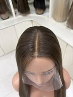 Perruques en cheveux humains vierges en gros, perruques frontales en dentelle suisse HD, bonnet transparent respirant, aspect naturel sans colle
