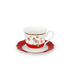 Lot <span class=keywords><strong>de</strong></span> 20 Assiettes et Bols en Porcelaine Fine Décoratifs Père Noël et Sapin pour Usage Domestique, Service <span class=keywords><strong>de</strong></span> Table <span class=keywords><strong>de</strong></span> Noël en Céramique Festif en Gros - Product Image 6