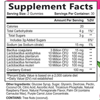 Gummies Probiotiques pour Femmes Marque Blanche : Compléments à la Canneberge pour la Digestion Féminine
