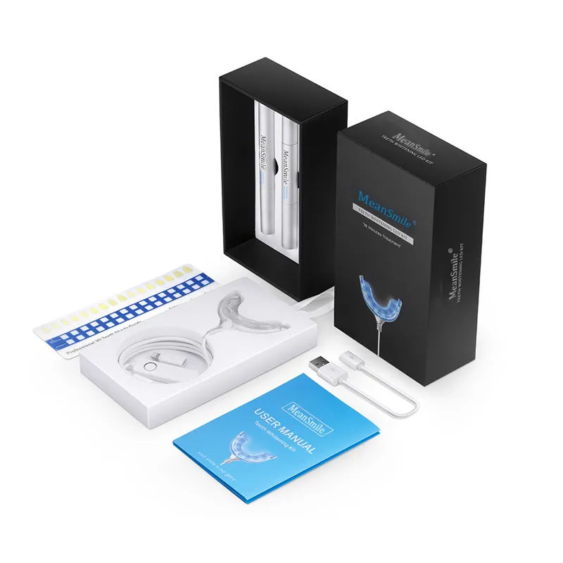 Teeth Whitening Kit for Sensitive Teeth with LED Light Teeth Whitening Kit Home Easy to Use Remineralization Gel and Mouth Tray