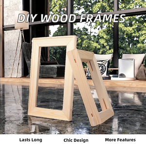 Diy Creative Wooden Canvas <strong>Frames</strong> <strong>Paint</strong> by Numbers Solid Wood Stretcher Bar with UV Printing for DIY Photo <strong>Frames</strong> - Product Image 3