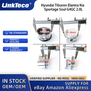 Kit de reconstruction de révision de moteur Linkteco avec vilebrequin et tiges 4 pièces pour Hyundai Tiburon Elantra Kia Sportage Soul G4GC 2.0L 2000-2012 - Product Image 5