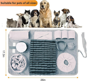 Tapis de reniflement interactif pour chiens, tapis d'alimentation pour chiots, tapis de distribution lente de friandises pour l'entraînement et le soulagement du stress - Product Image 2