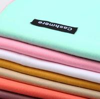 Écharpe Pashmina de Luxe pour Femmes, Couleur Unie, OEM 70*190, Hiver, avec Pompon