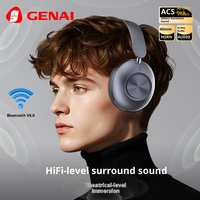 Casque sans fil pliable léger S-16 avec microphone, réduction de bruit ANC de haute qualité