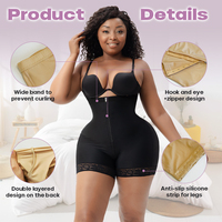 Fesses creuses Fajas Para Mujer Slim taille formateur ceinture pantalon post-chirurgie contrôle de l'abdomen Colombiana Faja court