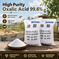 Acide oxalique de haute pureté 99,6% Traitement contre les acariens Varroa en apiculture Dihydrate 25kg