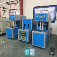 Máquina de Moldeo por Inyección y Soplado de PET Semiautomática Yuanda YD-3000-II con PLC y Motor, Un Soplador + Dos Calentadores