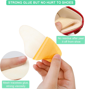 Autocollants antidérapants pour talons, autocollants en éponge douce pour talons, coussinets en <span class=keywords><strong>silicone</strong></span> respirants, coussinets de soin des pieds, inserts pour talons de chaussures - Product Image 6