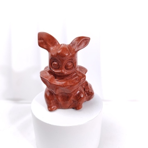 ขายส่งงานแกะสลักคริสตัลรูป<span class=keywords><strong>การ์ตูน</strong></span>โปเกมอนจากอเมทิสต์ หยก โรสควอตซ์ และควอตซ์ใส รูปสัตว์น่ารักสำหรับตกแต่ง - Product Image 6