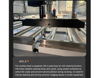 Machine de pulvérisation de colle à faible consommation pour la peinture de revêtements de meubles en composites de bois, la vente de crème glacée et l'exportation