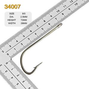 Anzuelos de Pesca de Acero Inoxidable 34007, Blancos, Extra Largos, Tamaño Completo para Pesca Comercial - Product Image 1