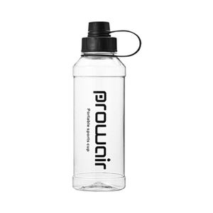 Bouteille d'eau de sport noire portable de grande capacité pour le cyclisme, le camping, le tennis, la natation, la salle de sport, avec couvercle pour hommes - Product Image 3