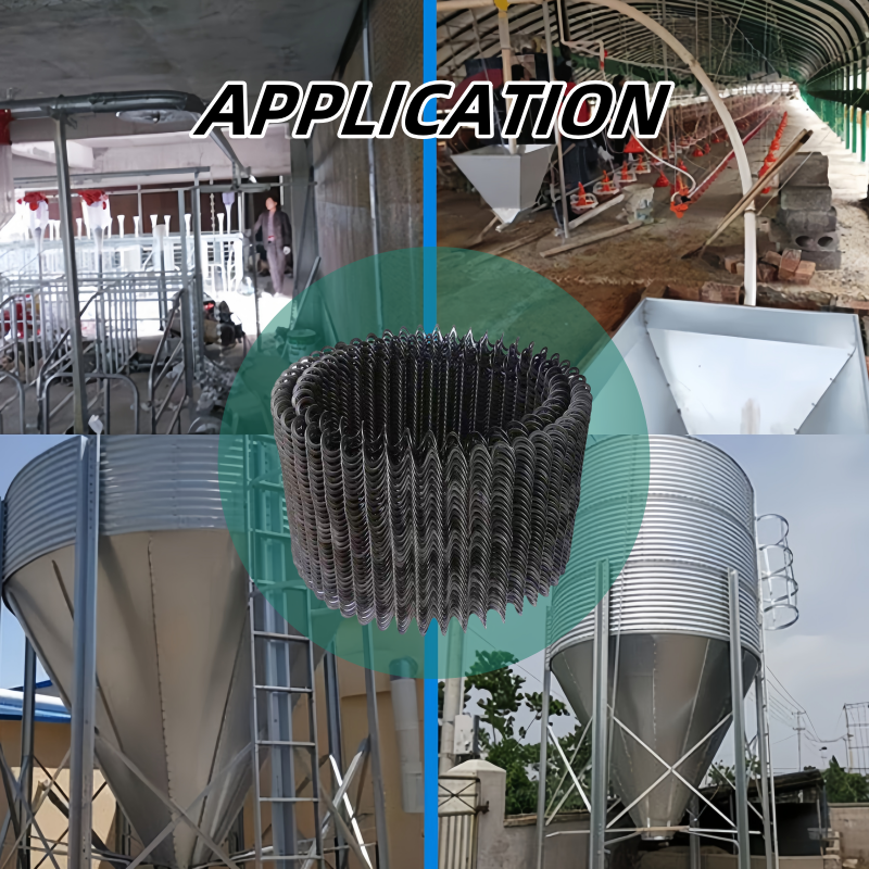 Fully Automated Spiral Screw Angur Feeder  for poultry