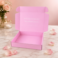 Boîte cadeau pliable en papier kraft ondulé pour l'emballage et l'expédition personnalisés, boîte d'expédition pour vêtements et chaussures