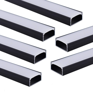 Profilés en alliage d'aluminium en forme de <span class=keywords><strong>U</strong></span> de haute qualité 17*7mm, profilé d'extrusion 6063, canal de boîtier avec couvercle diffuseur pour <span class=keywords><strong>barre</strong></span> lumineuse LED - Product Image 3
