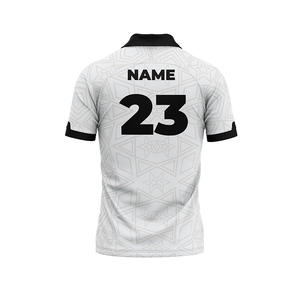 Kaos Olahraga Unisex Lengan Pendek Rajut Anti-Kerut Bernapas dengan Cetak Sublimasi Penuh Kustom dan Logo - Product Image 4