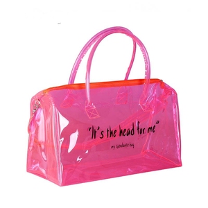 Tas Jinjing Transparan PVC Warna-warni Silikon <span class=keywords><strong>Jelly</strong></span> Holografik untuk Perjalanan Semalam, Tas Gym, Tas Makeup - Product Image 5