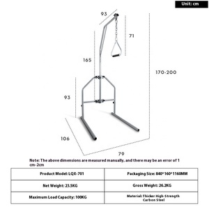 Revalidatieapparatuur Ouderen Trauma Ring Tillen Hulp Trapeze Ziekbed Hijsling Hanger Voor Ongemakkelijke Revalidatie - Product Image 5
