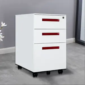 China Modern Office Furniture Mobile Pedestal Cabinet Movable Desk Drawers Lockable Drawer Cabinet