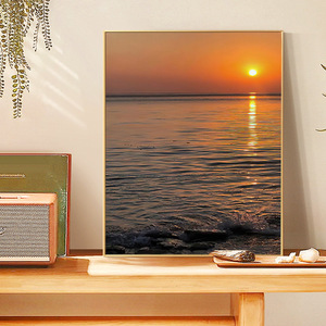 Pósteres e impresiones de paisajes de playa y mar natural, pintura en lienzo, imagen artística de pared para sala de estar - Product Image 4