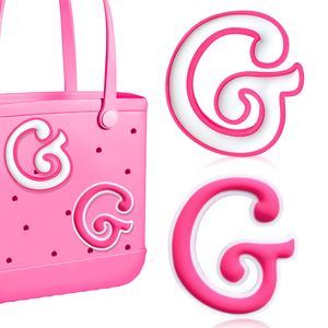 26 Breloques Lettres pour Sac Bogg, Accessoires Décoratifs Imprimés Alphabet 3D, Breloque pour Insert de Sac Bogg, Breloque Alphabet Personnalisable - Product Image 4