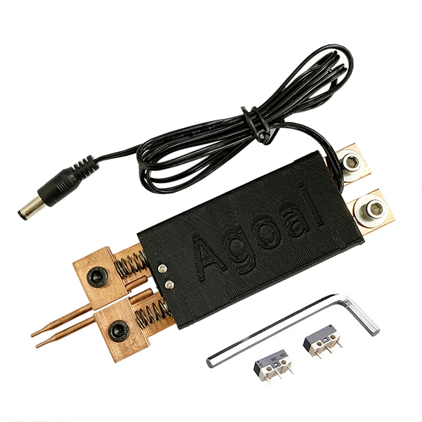 Новая интегрированная ручка для точечной сварки, ручка, Автоматический триггер, встроенный переключатель для аккумуляторного сварочного аппарата 18650, разъем постоянного тока