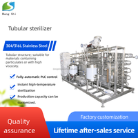 UHT Tubulaire Sterilisator met Ontluchter Automatische Sterilisatiemachine voor Melk, Fruitsap & Plantaardige Drankenfabriek