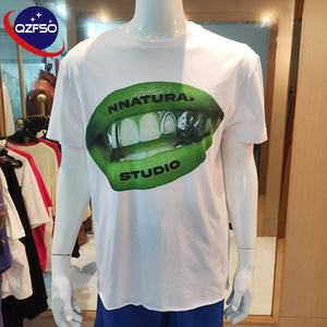 Qzfso เสื้อยืดวินเทจผ้าฝ้ายผู้ชายผู้หญิงเสื้อยืดพิมพ์ลายกราฟิก DTG - Product Image 1