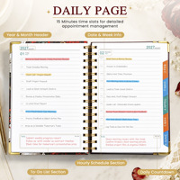 Agenda Diaria 2027, Nueva, en Oferta, Diario en Inglés, Planificador de Horarios