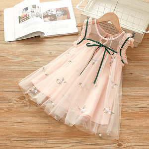 Nouvelles robes de demoiselle d'honneur pour filles, robes de bébé, robes d'anniversaire, production de qualité supérieure, dernières tendances, achat direct auprès d'un fournisseur chinois pour l'été - Product Image 2