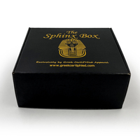 Boîte ondulée recyclable de vente chaude de boîte d'expédition ondulée Boîte ondulée noire avec le logo d'impression