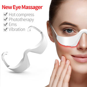 Masajeador de ojos Almohadilla de calentamiento vibratoria recargable eléctrica para aliviar la fatiga ocular Eliminación de Círculos oscuros - Product Image 2