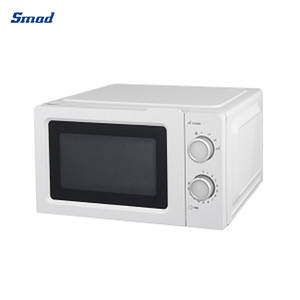 Four à micro-ondes mécanique blanc et noir de 20 l pour la cuisine, 700 W, DMD70V4 - Product Image 2