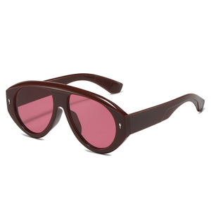 แว่นกันแดดทรงกลม แบรนด์เรโทร โลหะ คุณภาพสูง ดีไซน์หรูหรา สำหรับผู้หญิงผู้ชาย ขายส่ง ปรับแต่งได้ ป้องกันรังสียูวี 400 ขอบเต็ม - Product Image 4