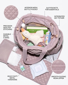 Sac à langer matelassé léger et tendance grande capacité toutes saisons pour maman - Product Image 2