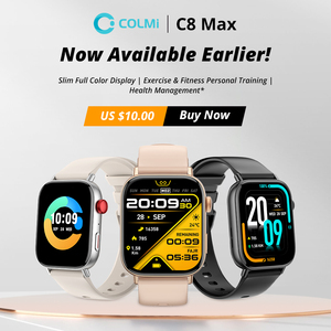 นาฬิกาอัจฉริยะ COLMI C8 รุ่นใหม่ รองรับการโทรด้วยเสียง หน้าจอสี HD ขนาดใหญ่ 1.93 นิ้ว พร้อมฟังก์ชันติดตามสุขภาพและฟิตเนส ซีรีส์สมาร์ทวอทช์ กันน้ำระดับ 1ATM - Product Image 3