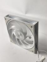 Ventilateur de boîtier ARGB blanc WL-W120-01 120 mm PWM 4 broches, ventilateur de refroidissement silencieux pour boîtier PC, ventilateurs RGB adressables pour ventilateurs de boîtier d'ordinateur