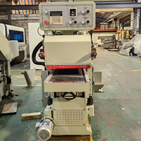 Raboteuse à bois automatique haute précision de 18 pouces, double face, pour le travail du bois