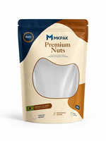 Sachet Doypack de qualité alimentaire 250g 1kg avec fenêtre et fermeture éclair pour mélange de noix (arachides, amandes, noix de Grenoble) - Vente au détail