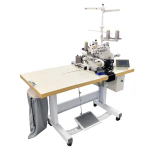 Fabricante SOMAX SM-01B máquina de costura automática fácil de operação, juntas de pescoço com posicionamento de juntas de costura, máquina industrial