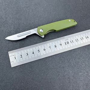 <span class=keywords><strong>Mini</strong></span> Coltello Pieghevole di Alta Qualità in Acciaio Inox di Grado Industriale, Lama a Cambio Rapido, Personalizzabile, Piccolo Portachiavi per Campeggio - Product Image 4