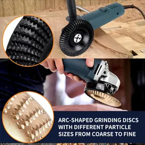 High Grade Diamond <b>Grinding</b> <b>Wheels</b> Cylindrical Shaping and Polishing Sanding <b>Wheel</b> Set for Angle Grinder Wood Carving - Product Image 5