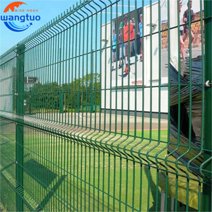 รั้วเหล็กชุบสังกะสีเคลือบสีฝุ่นแบบ 3 มิติ ยาว 3 เมตร สูง 1.5 เมตร รั้วลวดเชื่อมโค้งงอ 3 มิติ ประกอบง่าย รั้วพีวีซี - Product Image 6