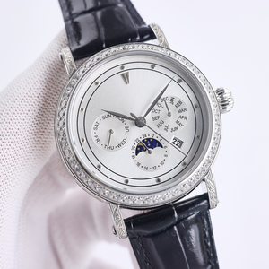 Cao Cấp Bốn Biển Gmt Đồng Hồ Bằng Constantine 4500V Thép Vua Tự Động Hai Thời Gian Khu Vực Thép Không Gỉ Ban Nhạc Chống Nước - Product Image 2